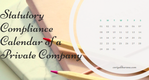 What are Statutory Compliances for a Private Limited Company in India ?
