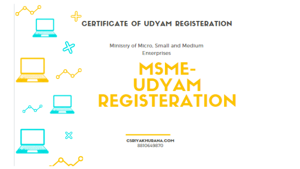 MSME REGISTERATION-(UDYAM REGISTERATION)- Cs Riya Khurana